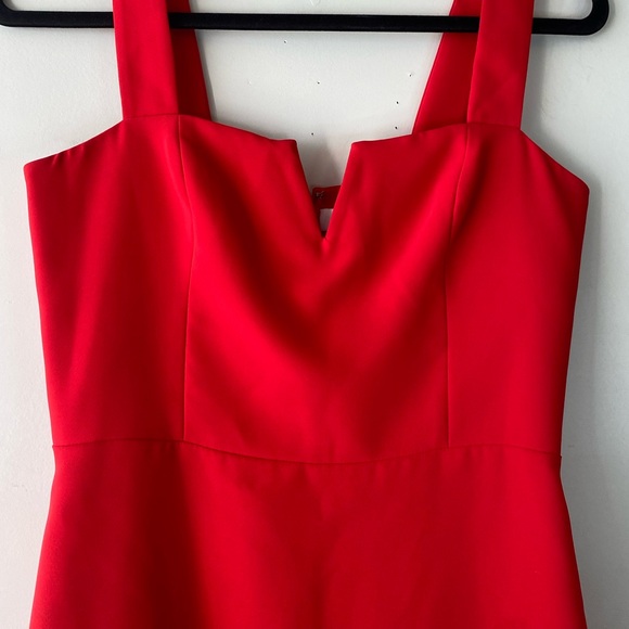 Amanda Uprichard Nia Mini Dress | Lipstick Red Cocktail Dress | Size Small (S) - Picture 5 of 8